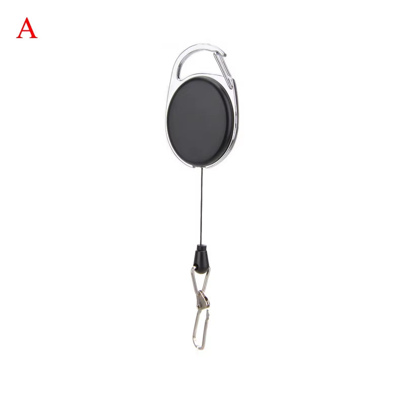 Keychain Key Chain Holder Keyring Key Ring Retract Pull Belt Rope Cord Reel Recoil Badge Lanyard Clip Multitool Multi Tool