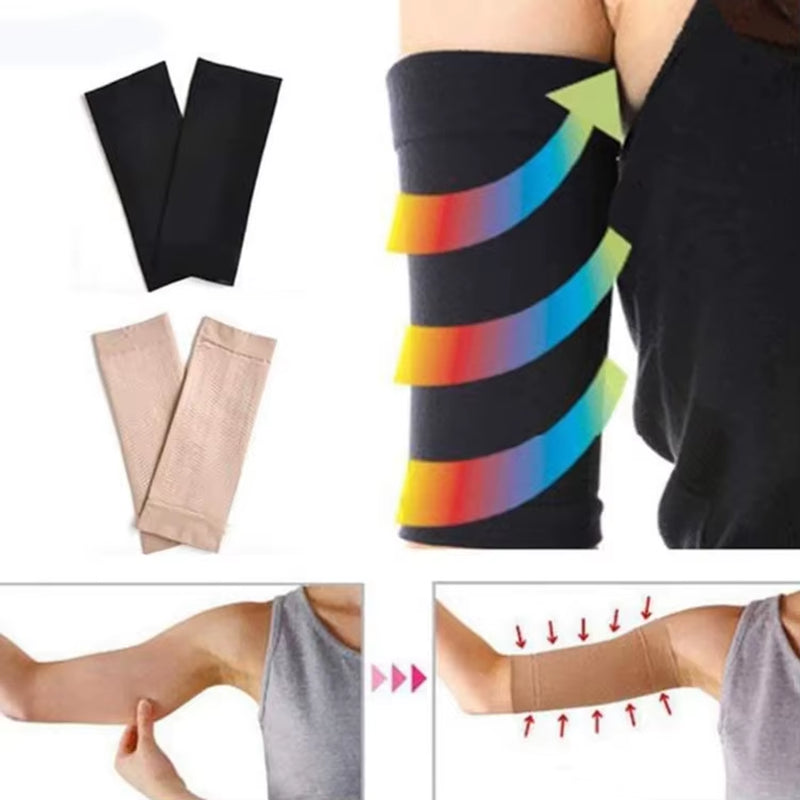 Elastic Compression Arm Sleeves Slimming Scar Covering Improve Shaper Sleeve Protector Calf Shaper Sleeve for Sport Fitness