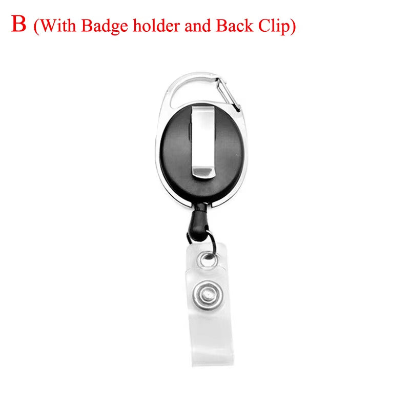 Keychain Key Chain Holder Keyring Key Ring Retract Pull Belt Rope Cord Reel Recoil Badge Lanyard Clip Multitool Multi Tool