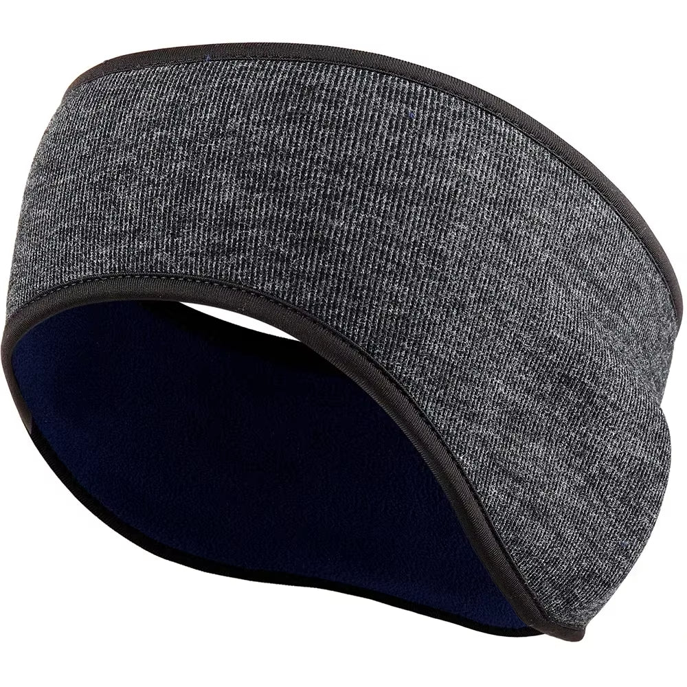 Warm Fleece Sweatband Running Sport Fit Yoga Elastic Headband Gym Cycling Tennis Soft Hair Bandage Ear Cover Headscarf Men Girl
