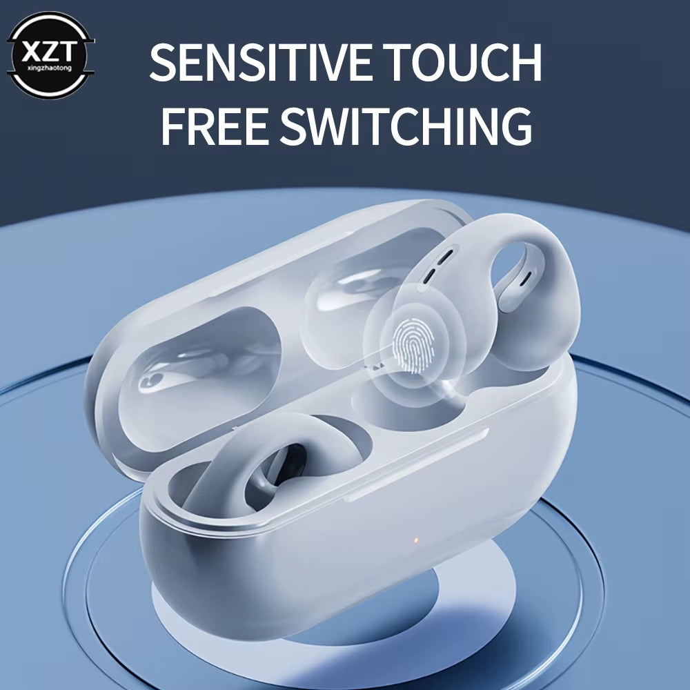 For Ambie Sound Earcuffs Headset Earring Wireless Earphones Bluetooth Mini Sport Ear Hook TWS Earbuds Bluetooth 1:1 Upgrade Plus