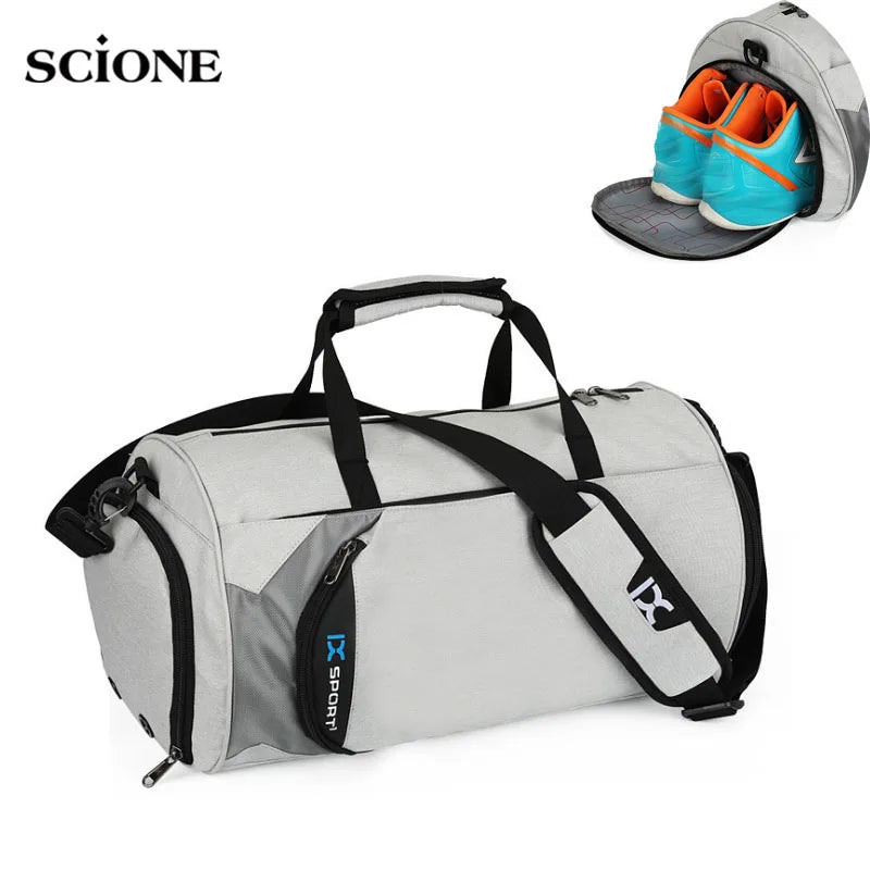 Men Gym Bags for Training Bag Tas Fitness Travel Sac De Sport Outdoor Sports Swim Women Dry Wet Gymtas Yoga Shoes Bag XA103WA