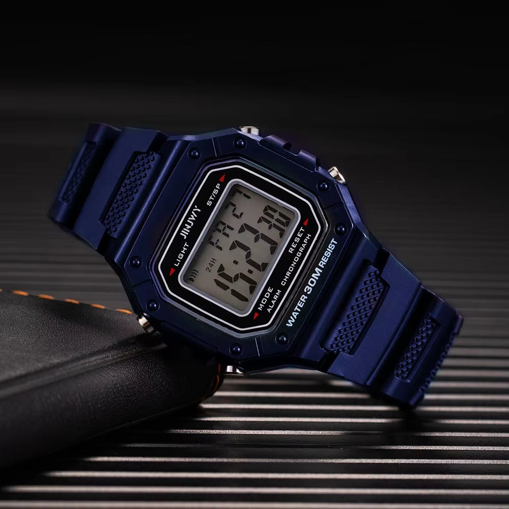 Children'S Wrist Watch 2025 Electronic Clock Sport Watch for Kids Digital Watches Alarm Clock Montre Homme Zegarek Led Watch