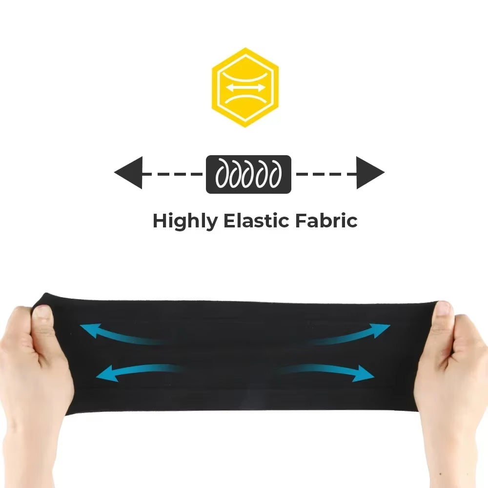 Warm Fleece Sweatband Running Sport Fit Yoga Elastic Headband Gym Cycling Tennis Soft Hair Bandage Ear Cover Headscarf Men Girl