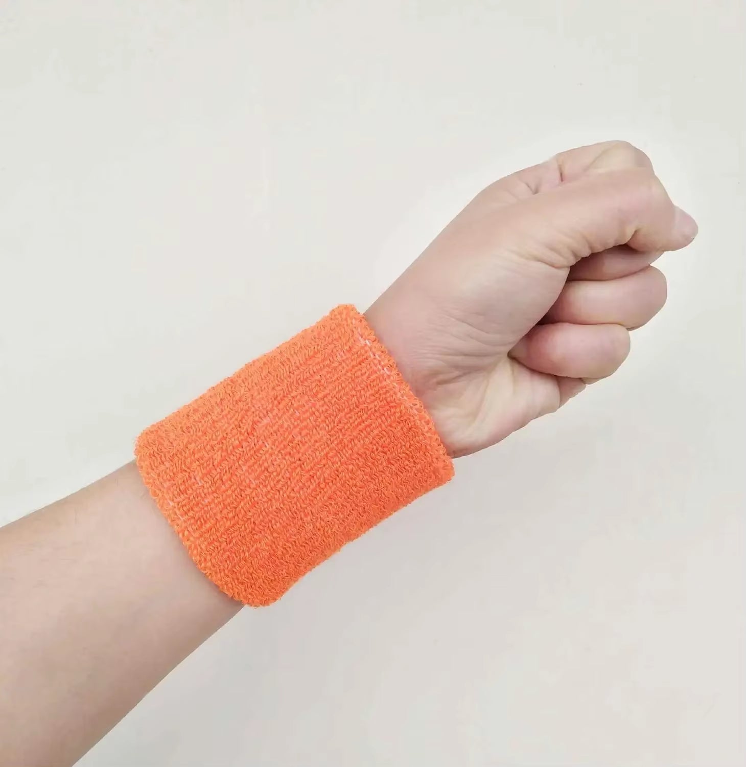 1PC Colorful Cotton Unisex Sport Sweatband Wristband Wrist Protector Gym Running Sport Safety Wrist Support Brace Wrap Bandage