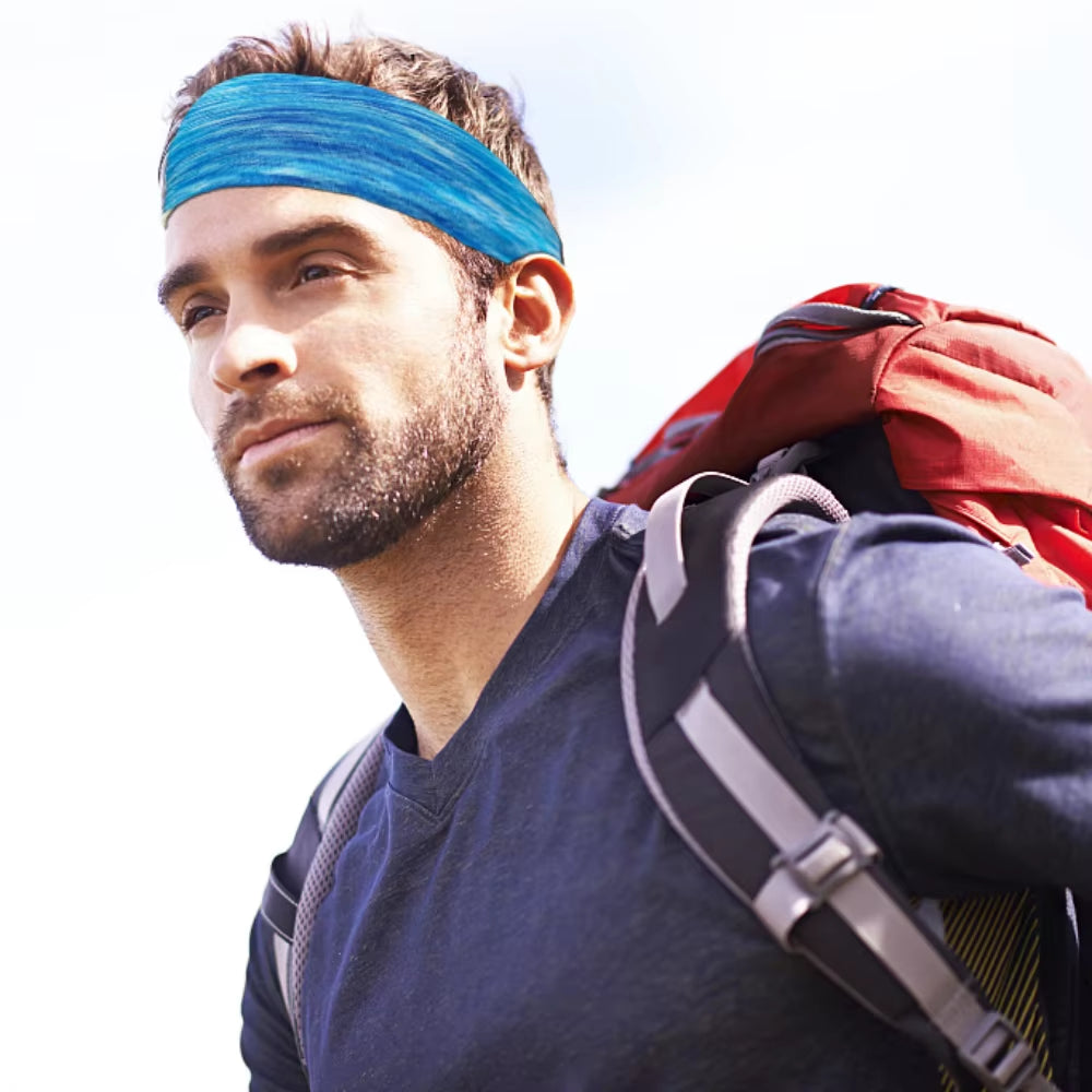 4/5Pcs Sweatband for Men Women Elastic Sport Hairbands Head Band Yoga Headbands Headwear Headwrap Sport Workout Hair Accessories