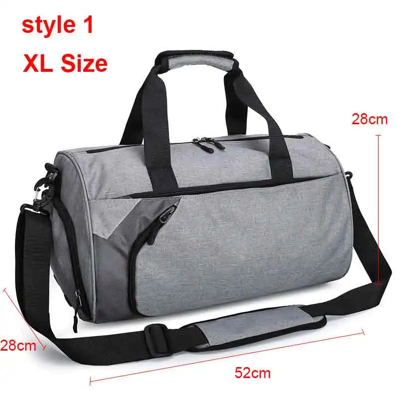 Men Gym Bags for Training Bag Tas Fitness Travel Sac De Sport Outdoor Sports Swim Women Dry Wet Gymtas Yoga Shoes Bag XA103WA