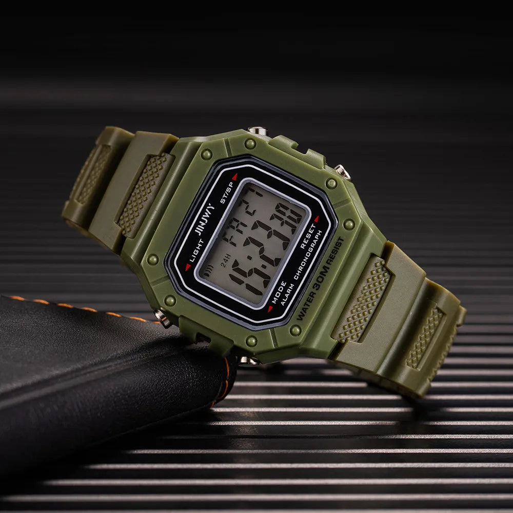 Children'S Wrist Watch 2025 Electronic Clock Sport Watch for Kids Digital Watches Alarm Clock Montre Homme Zegarek Led Watch