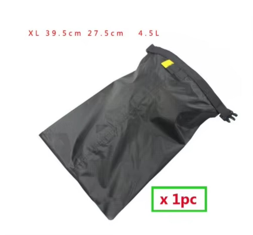 5Pcs Outdoor Waterproof Swimming Dry Bag Beach Buckled Storage Sack Camping Drifting Snorkeling Bags with Adjustable Strap Hook