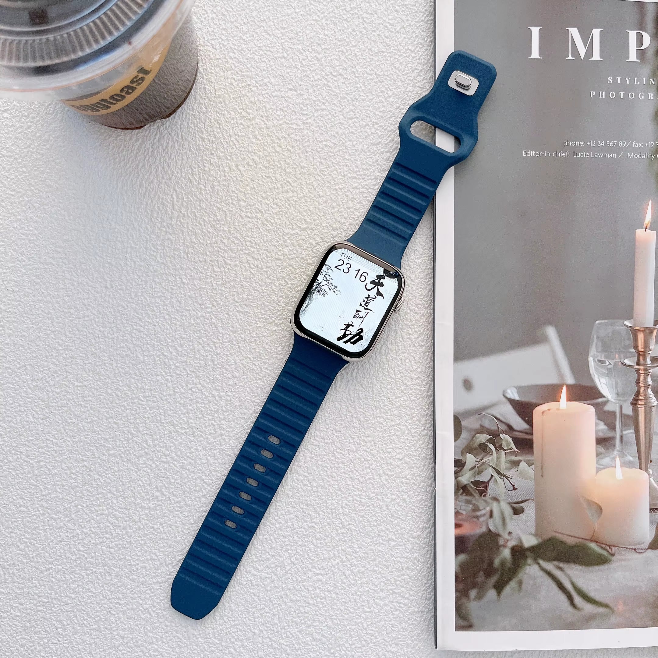 Soft Silicone Sport Band for  Watch SE 7 Series 44MM 40MM Rubber Watchband Strap for Iwatch 6 5 4 3 2 1 42MM 38MM Bracelet