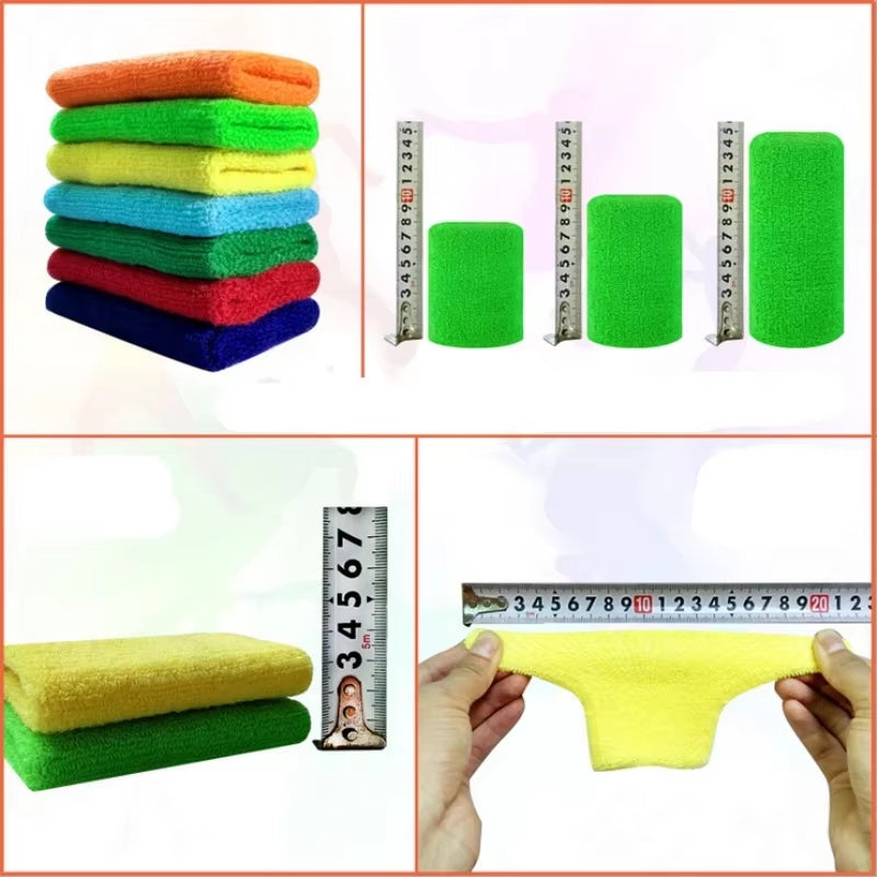 1PC Colorful Cotton Unisex Sport Sweatband Wristband Wrist Protector Gym Running Sport Safety Wrist Support Brace Wrap Bandage