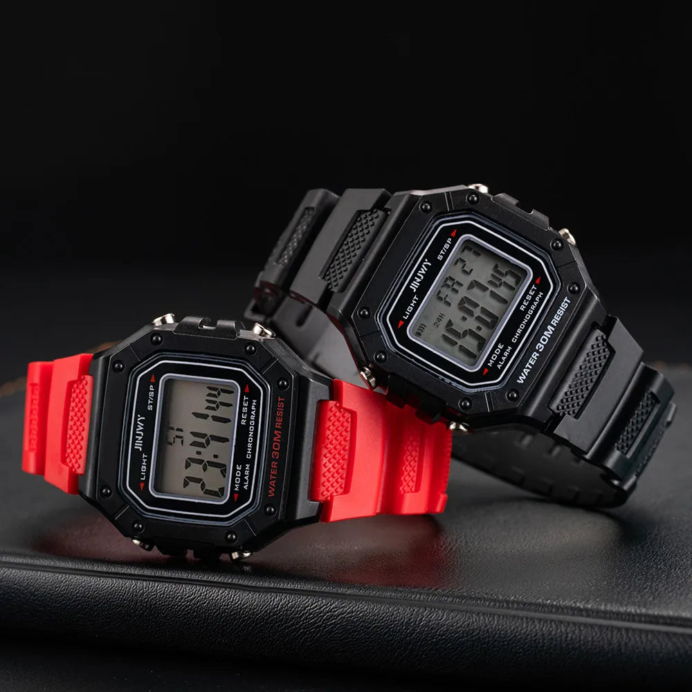 Children'S Wrist Watch 2025 Electronic Clock Sport Watch for Kids Digital Watches Alarm Clock Montre Homme Zegarek Led Watch